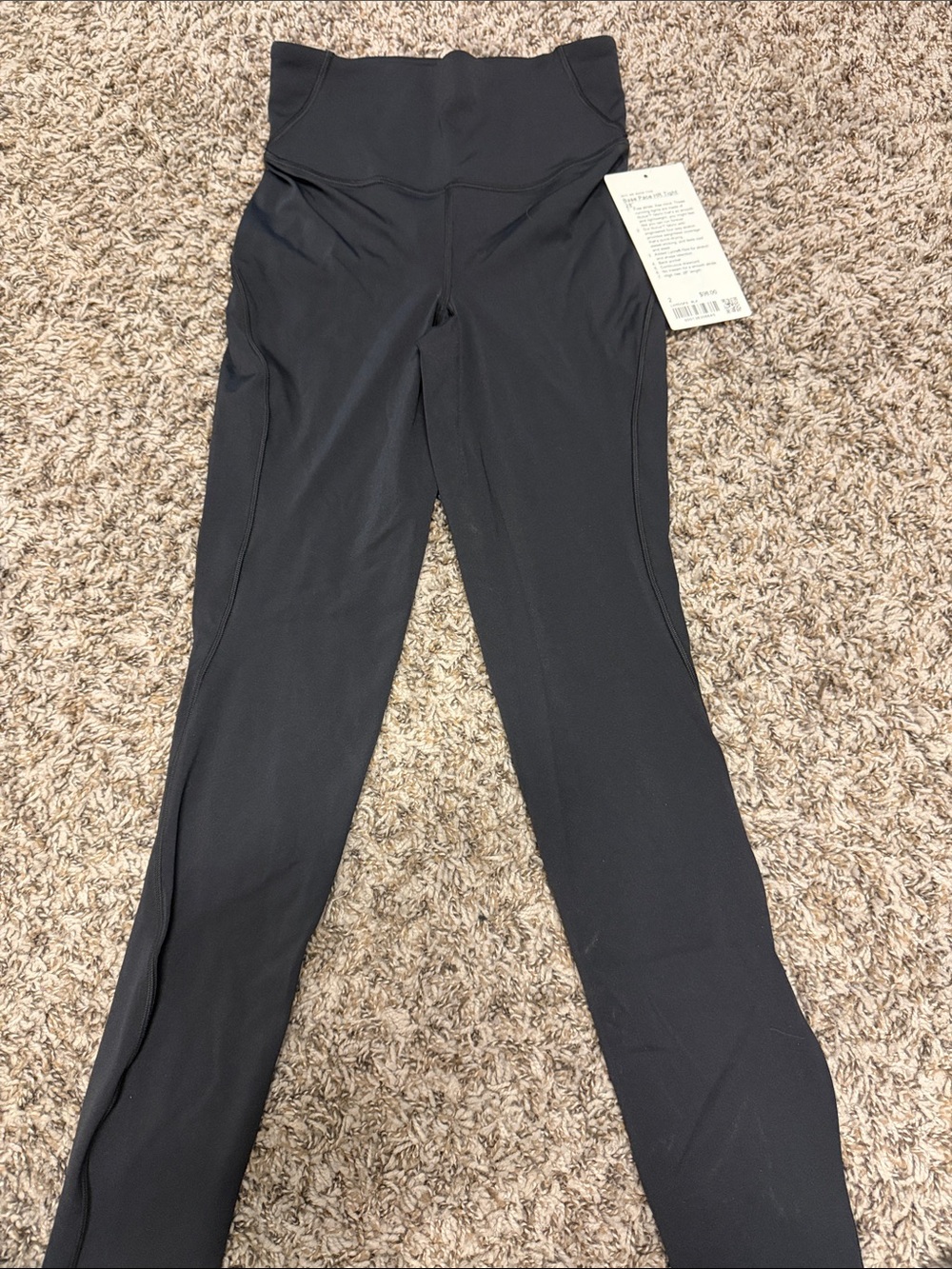 High-Waist Black Active Leggings